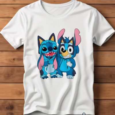 Stitch and Bluey