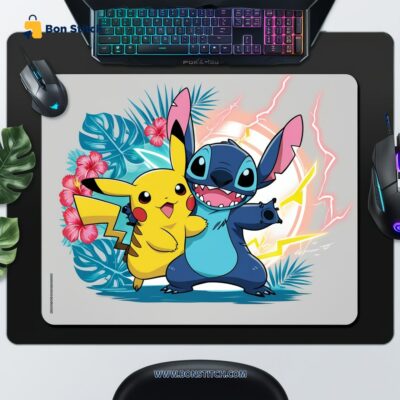 Stitch and Pikachu min