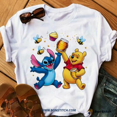 Stitch and Winnie the Pooh Shirt