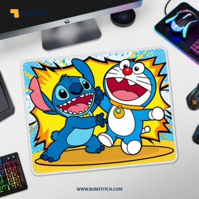 Stitch with Doraemon