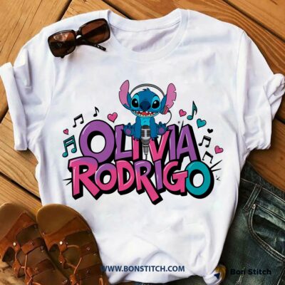 stitch and olivia rodrigo shirt